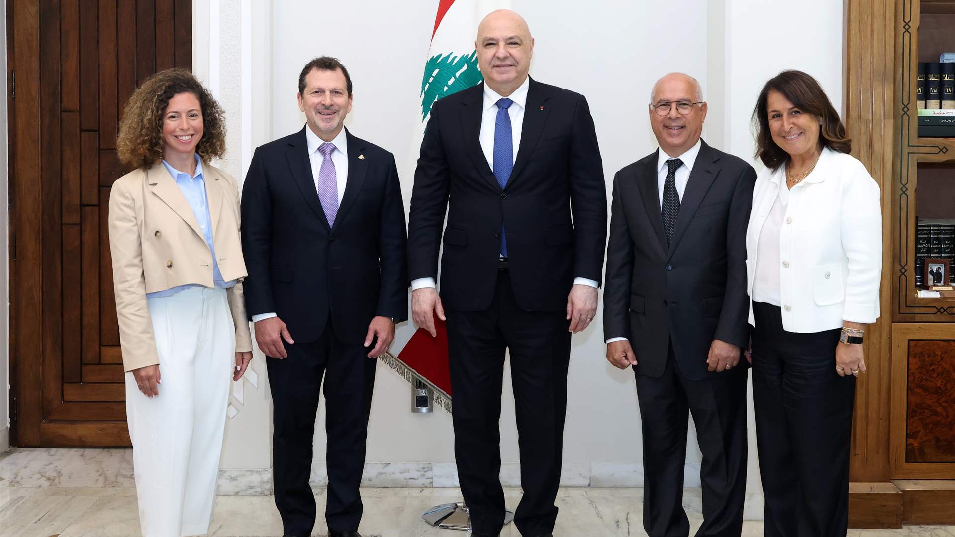 الرئيس جوزاف عون اطّلع من وزير تكنولوجيا المعلومات والذكاء الاصطناعيّ كمال شحادة على التحضيرات الجارية لإقامة معرض "اكسبيريا" في تشرين الأول المقبل