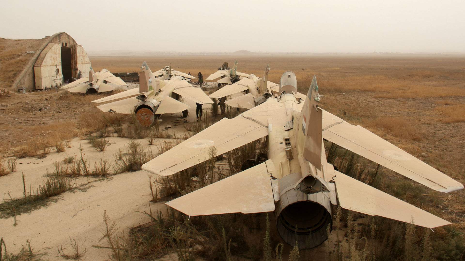 Airstrikes target military airbase in northwestern Syria, security source tells AFP