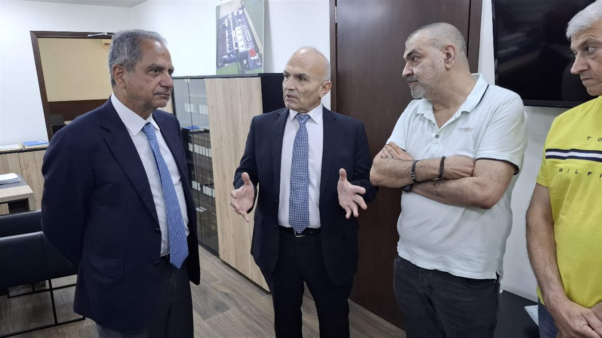 صدي زار مؤسسة مياه بيروت وجبل لبنان وتبلغ من خليفة سدادها لكل مستحقات الكهرباء 