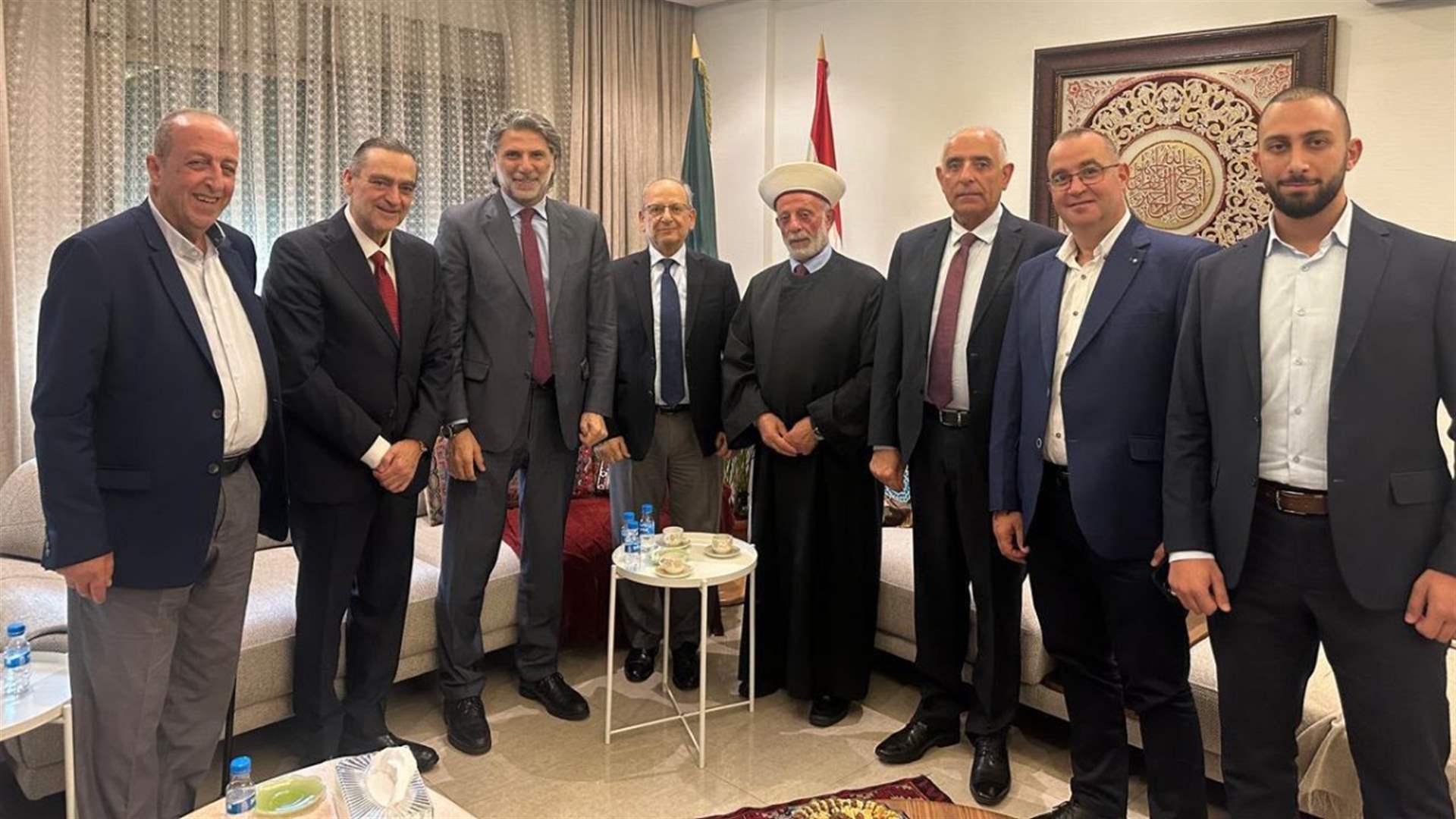 وفد "الجمهورية القوية" زار مفتي حاصبيا ومرجعيون وتأكيد الشراكة الوطنية