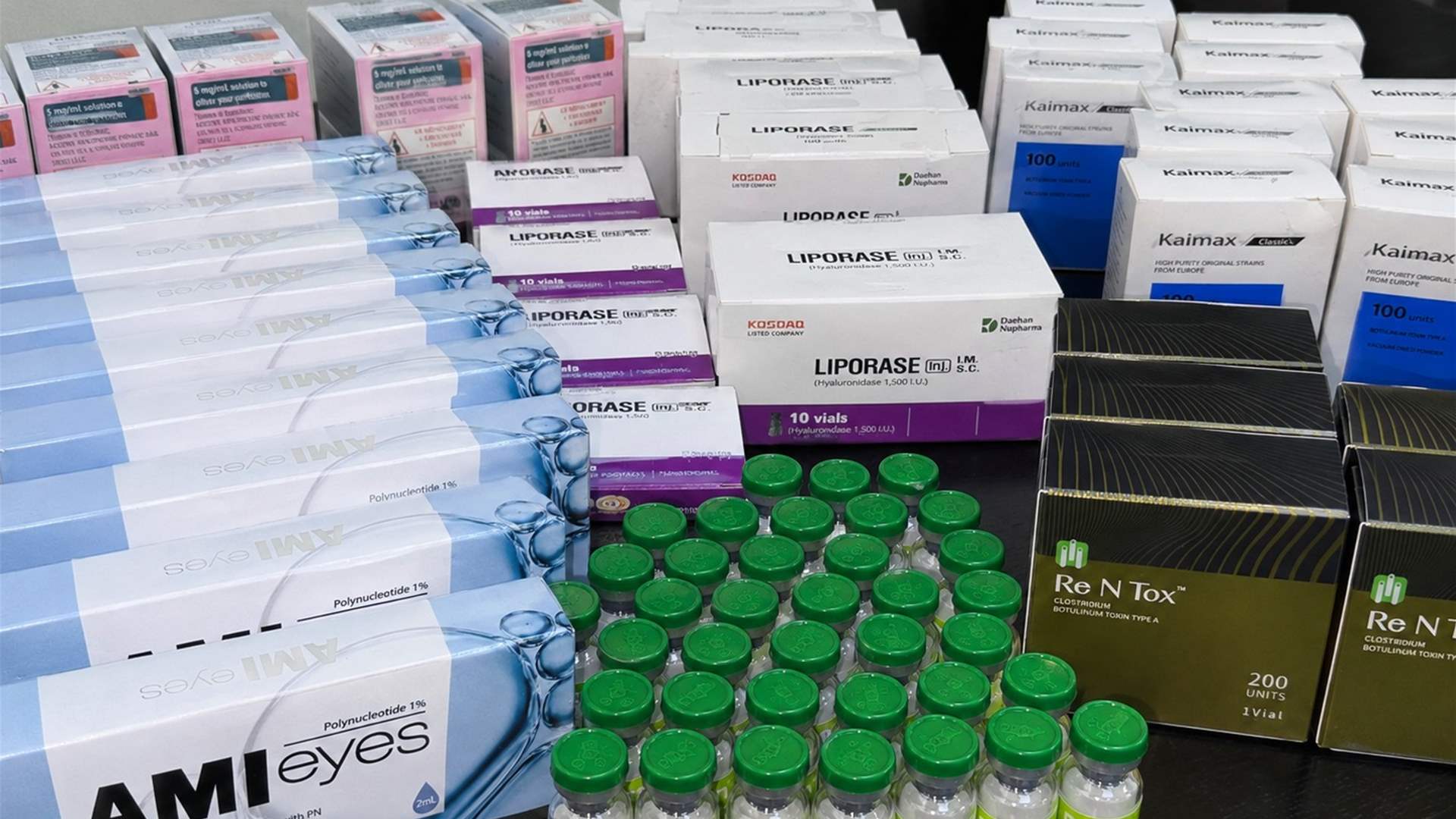 ضبط كميات كبيرة من الأدوية والمستحضرات الطبية والتجميلية في بيروت