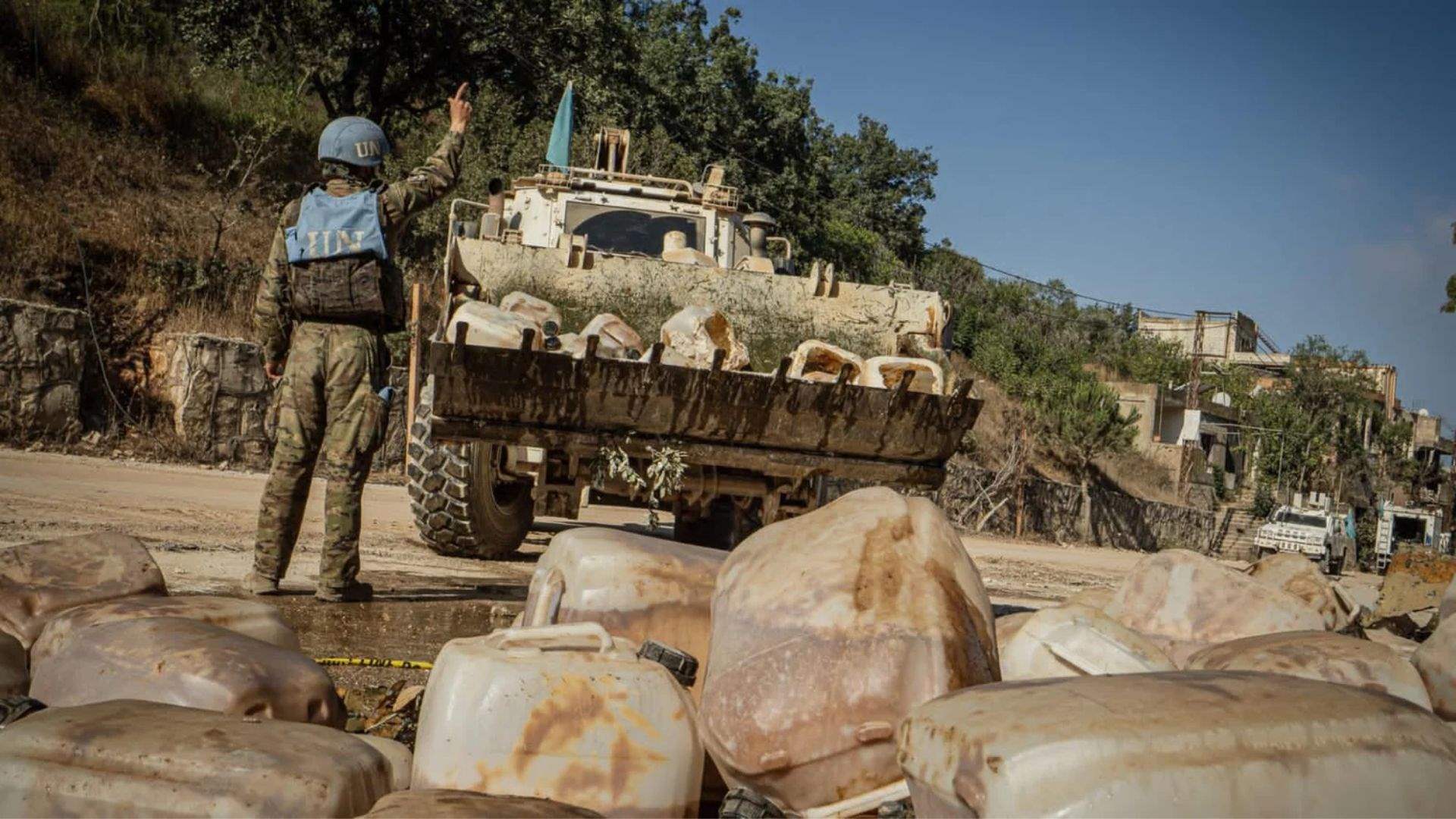 What’s inside the pink containers? The explosives mystery gripping south Lebanon