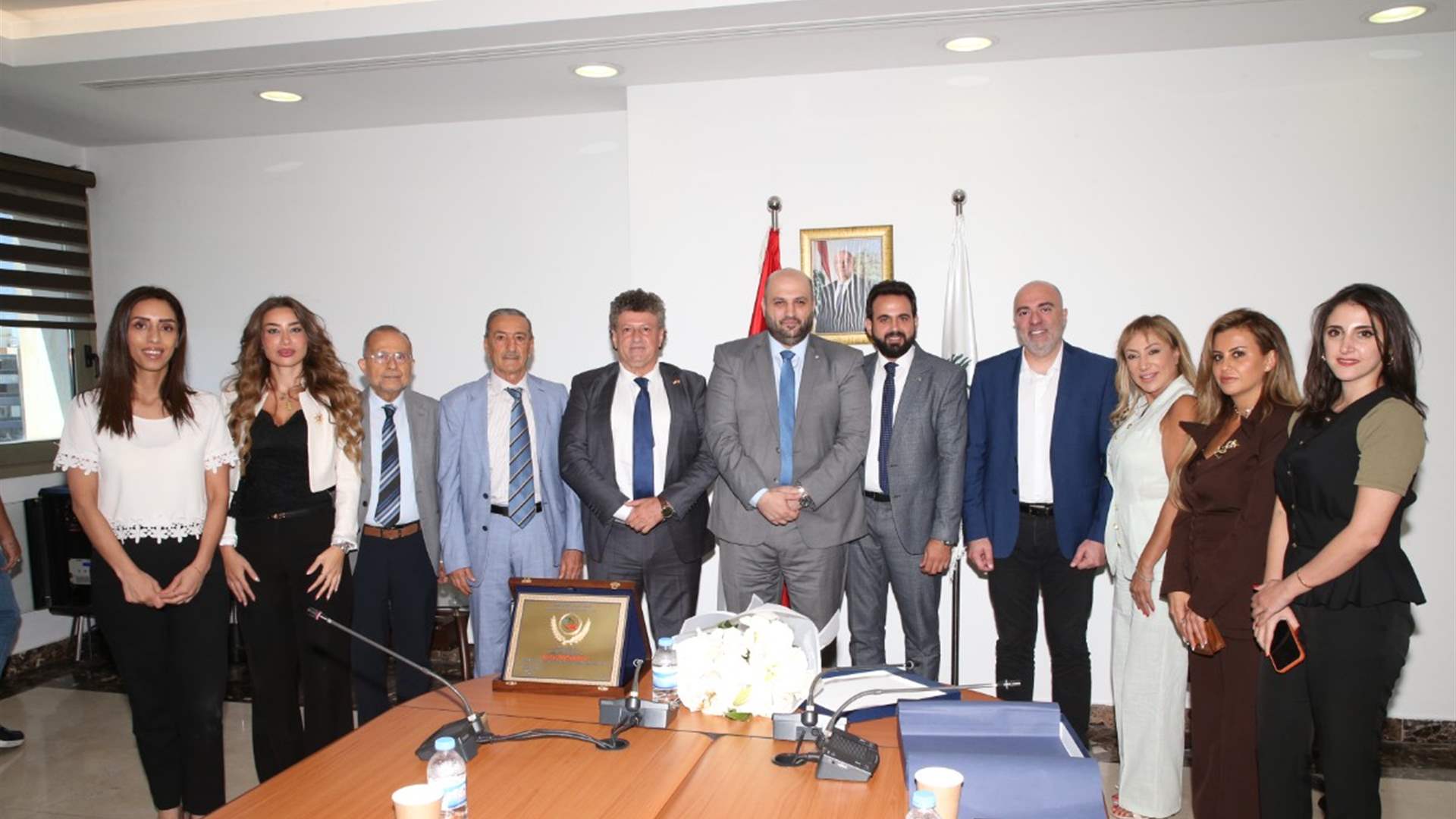 وفد من المجلس الإغترابي اللبناني للأعمال في وزارة الصحة