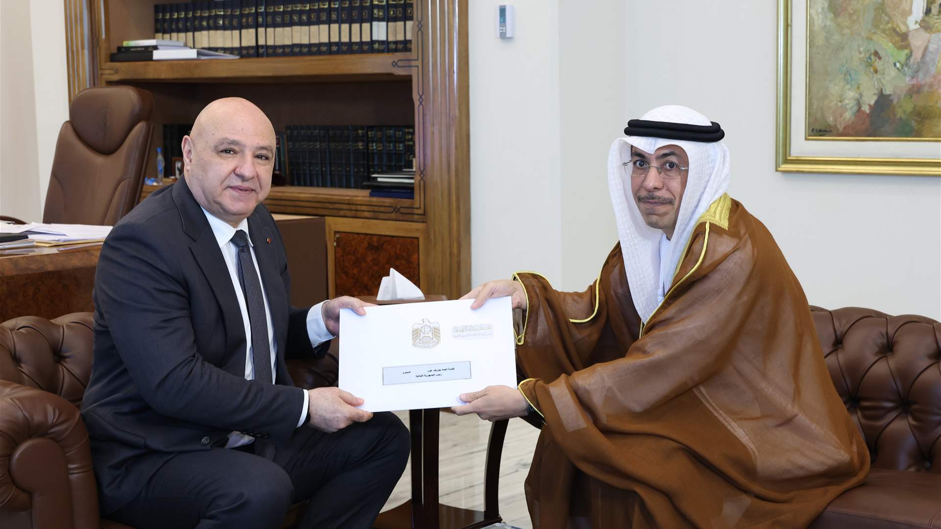 الرئيس عون تسلّم دعوة لحضور مؤتمر الامم المتحدة للمياه 2026