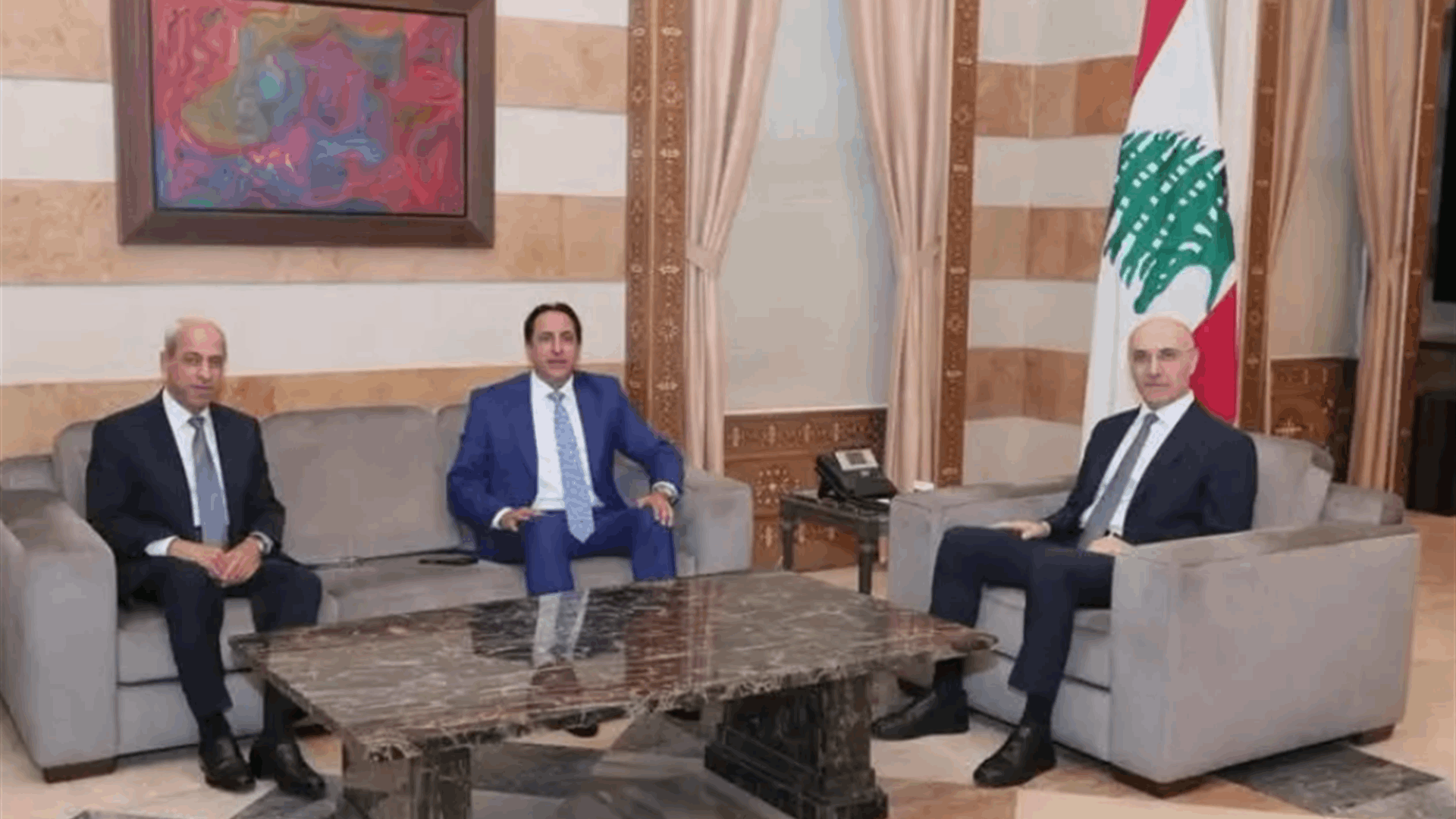 الحجار بحث مع السفير ماهر خير في سبل تعزيز التعاون بين لبنان وماليزيا