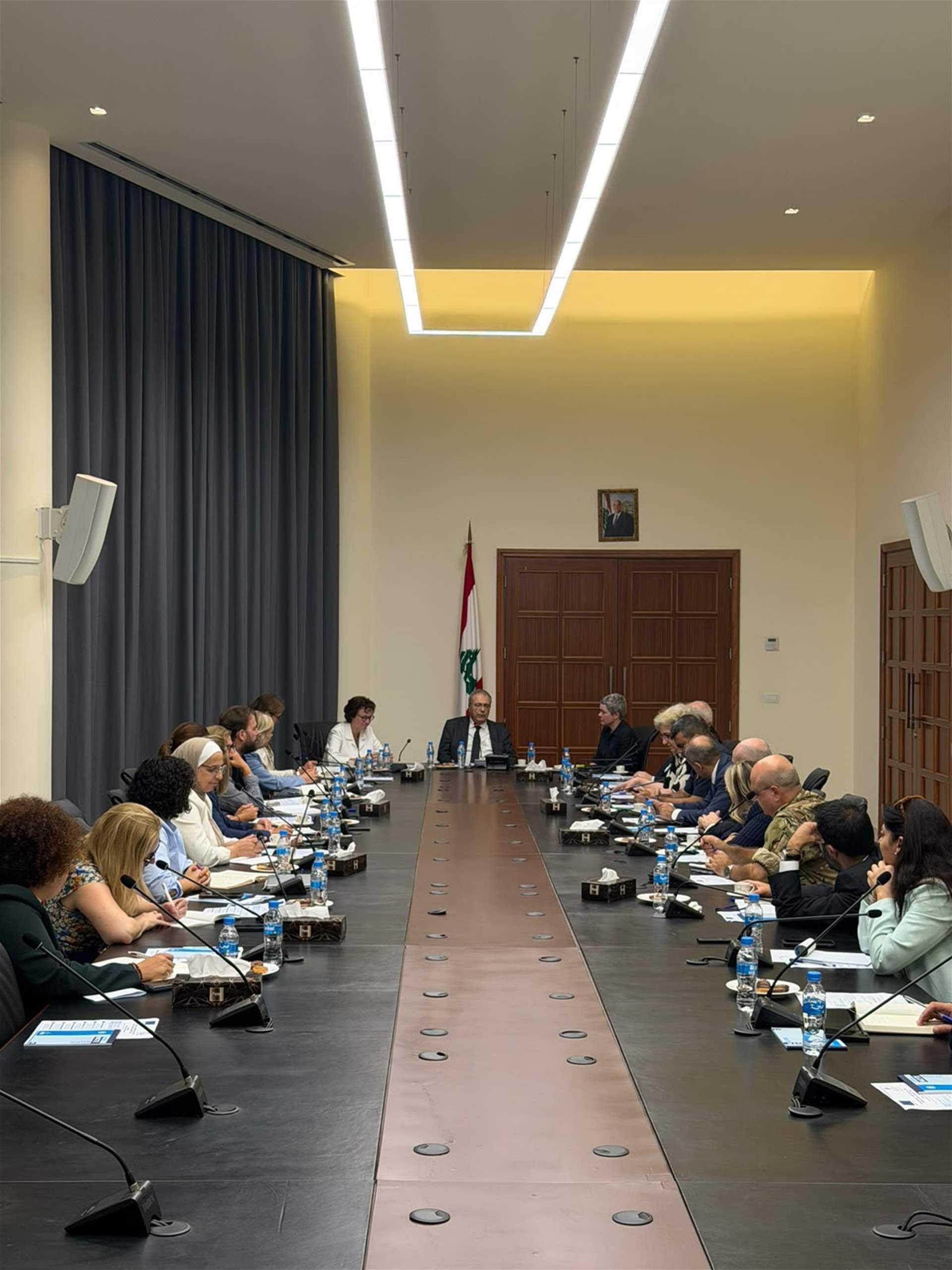 متري ترأس اجتماع اللجنة الوزارية لمتابعة ملف النزوح السوري مع الاتحاد الأوروبي
