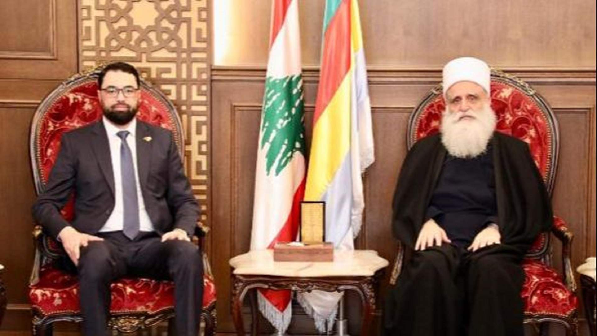 شيخ العقل التقى القائم بالأعمال السوري: أبناء السويداء جزء أصيل من النسيج الوطني السوري