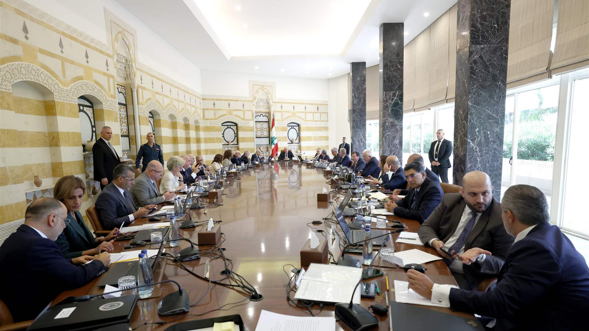 جلسة لمجلس الوزراء في قصر بعبدا... مرقص: الموافقة على منع البيوعات العقارية في المناطق التي يحتلها الجيش الإسرائيلي