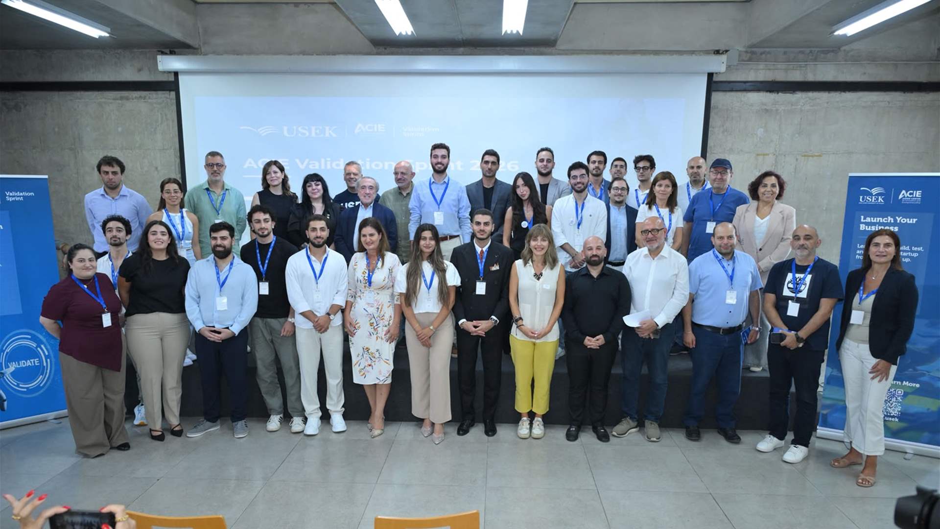مركز آشر للابتكار وريادة الأعمال في جامعة الروح القدس – الكسليك يختتم برنامج Validation Sprint بعرض 9 شركات ناشئة (صور)