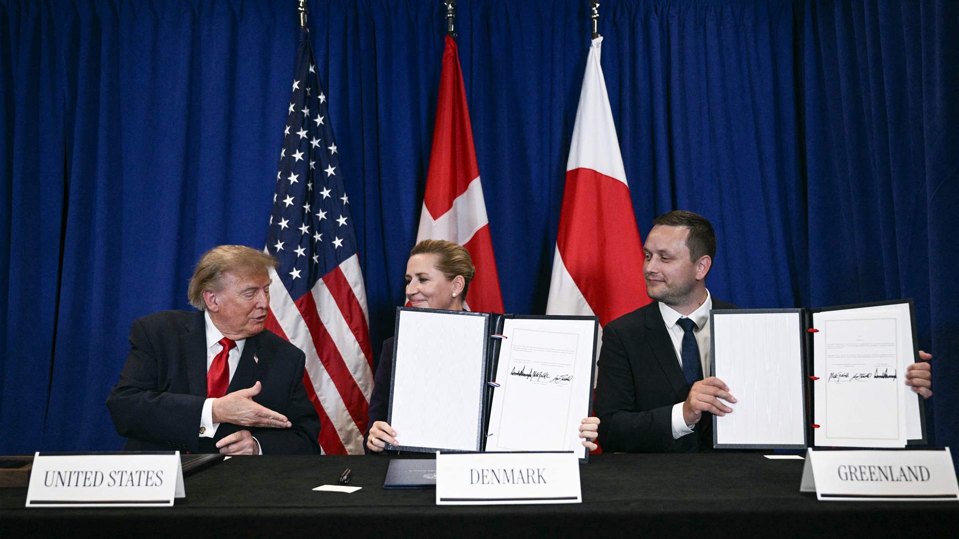 Trump signs security deal with Greenland, Denmark at UN
