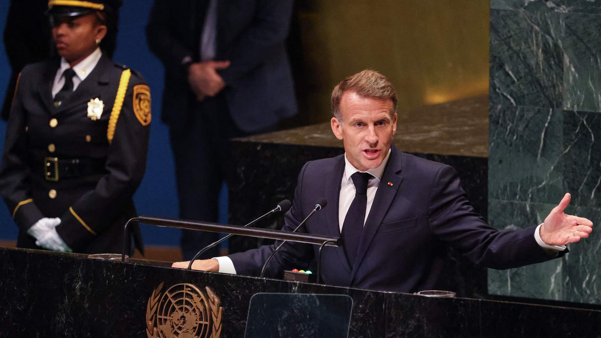 Macron urges world to choose UN over 'law of the jungle'