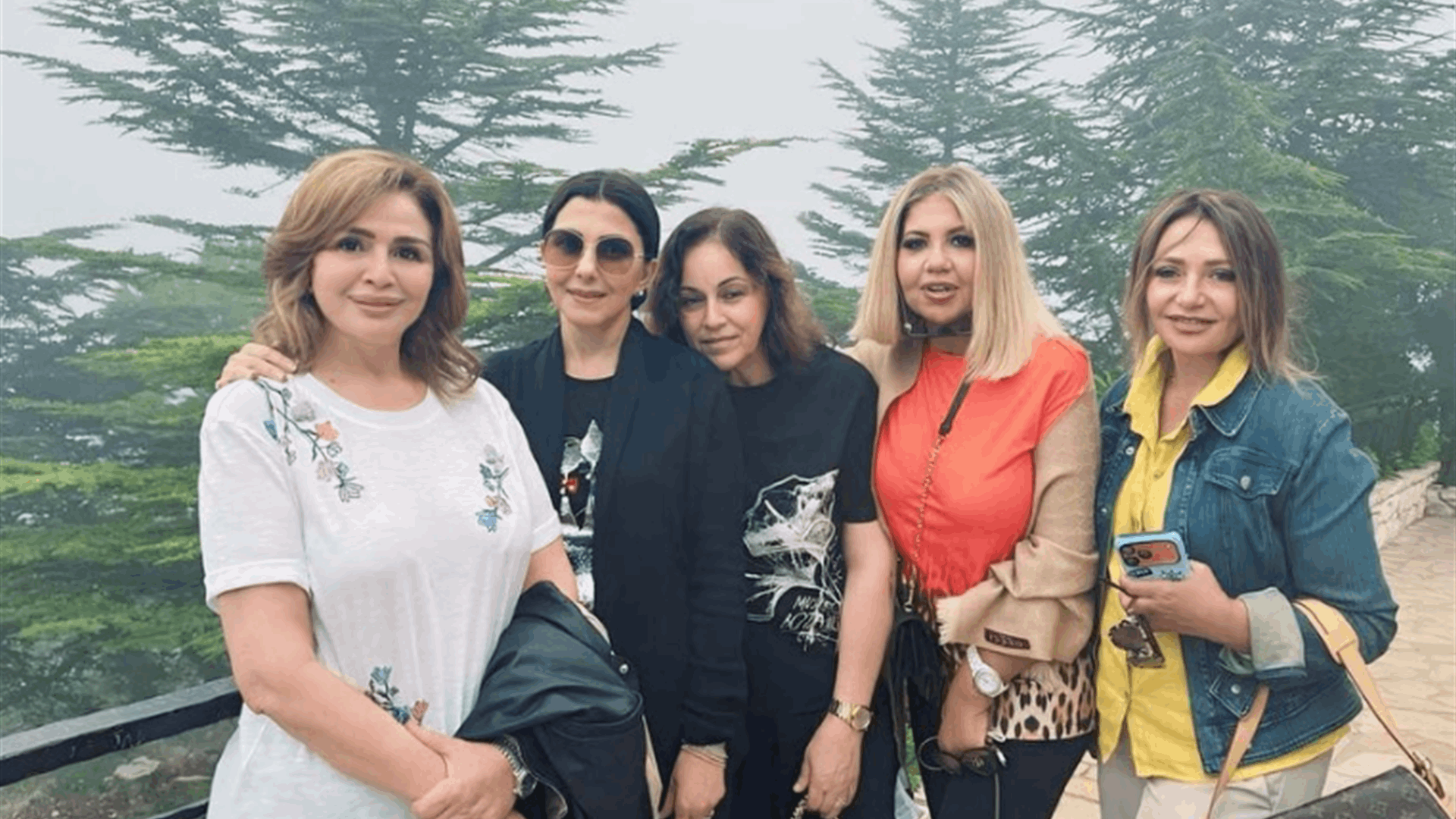 إلهام شاهين وماجدة الرومي وليلى علوي في عنايا… زيارة إلى مار شربل تجمع نجمات لبنان ومصر (صور)