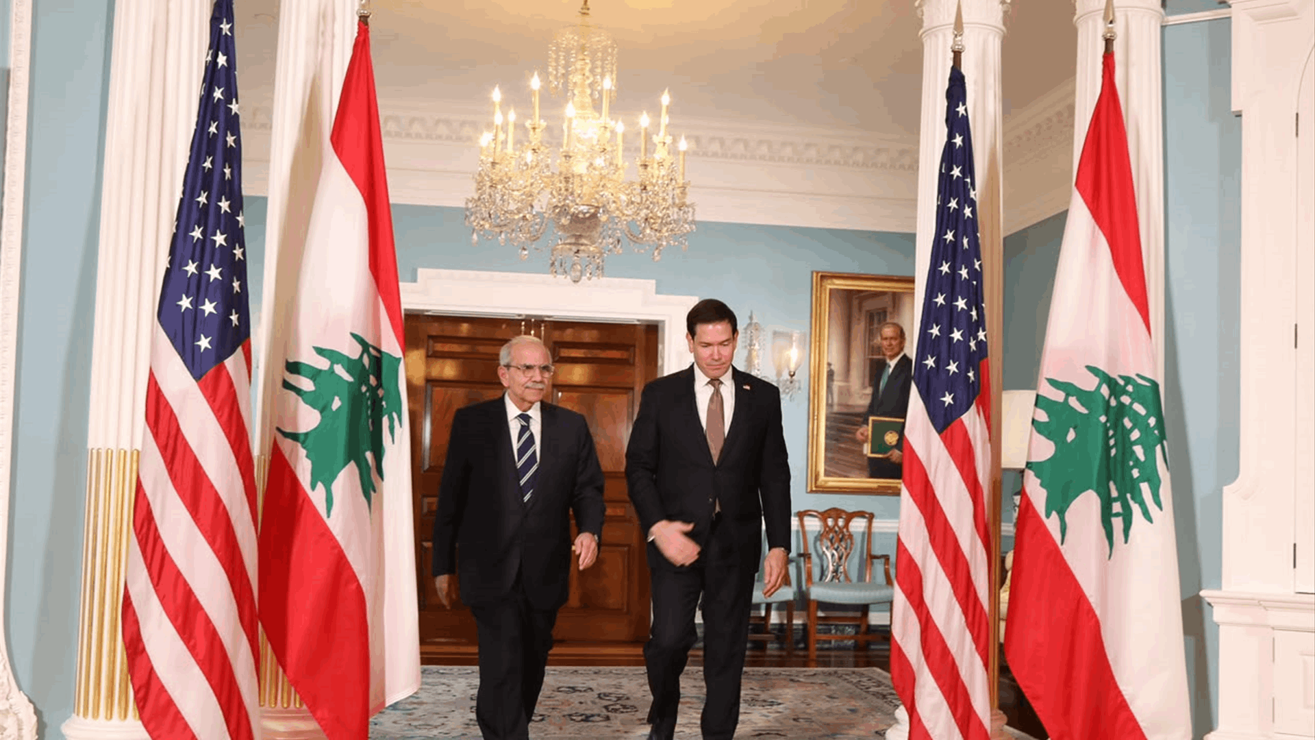 Rubio reaffirms US support for Lebanon as Salam calls for clear timeline on Israeli withdrawal and state control over weapons