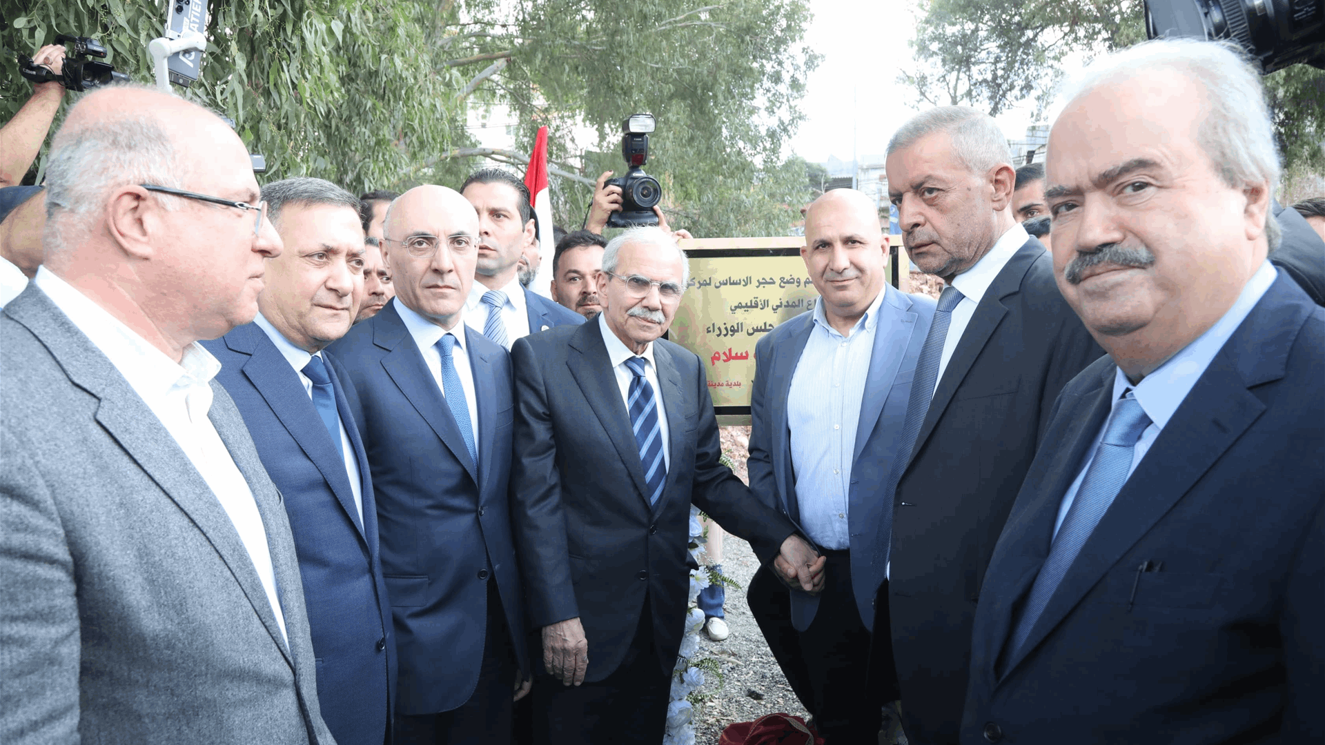 سلام يضع حجر أساس مركز الدفاع المدني الجديد في النبطية:  نستذكر الشهداء الذين سقطوا أثناء قيامهم بواجبهم الإنساني
