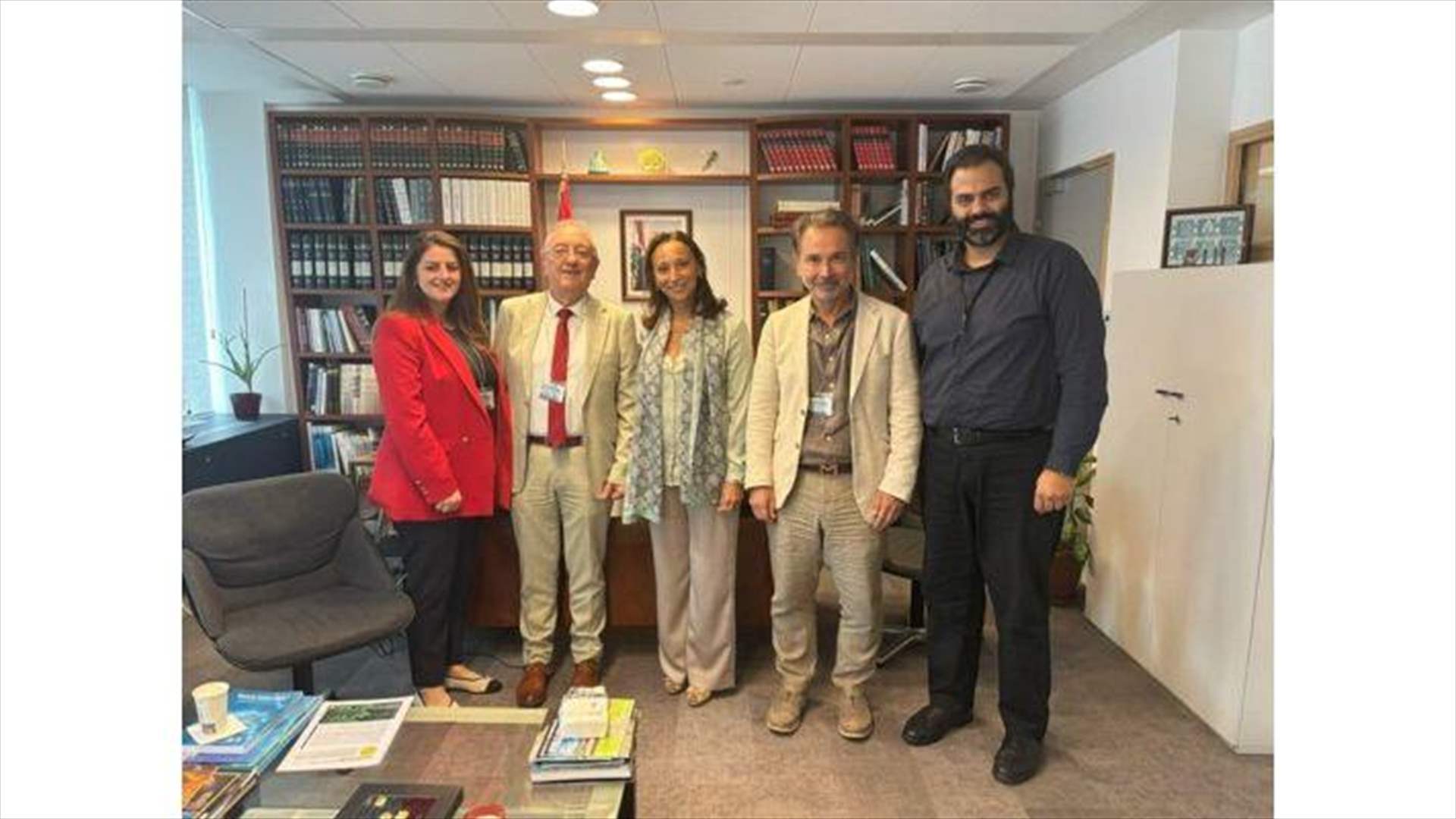 وفد من الجمعية الطبية اللبنانية الاوروبية التقى المندوبة الدائمة للجمهورية اللبنانية لدى الاونيسكو