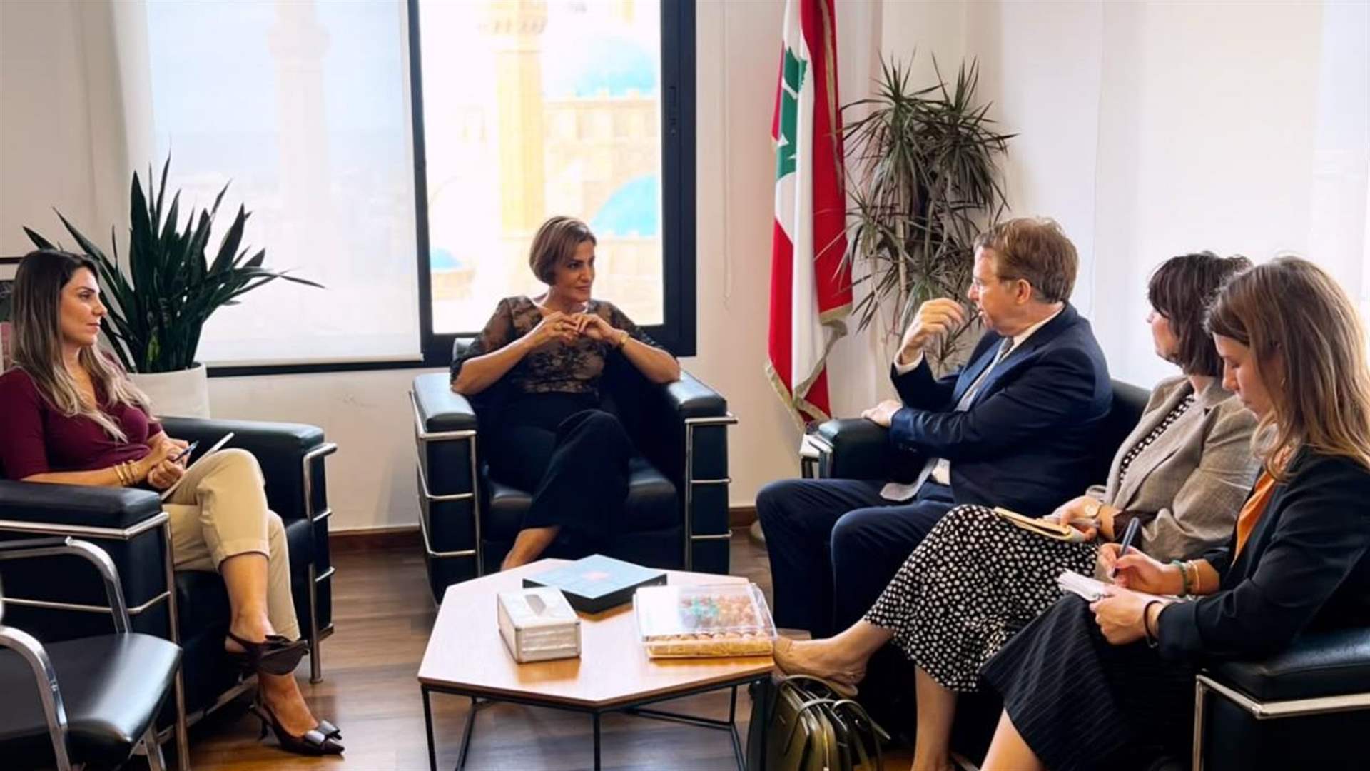 تمارا الزين التقت السفير الفرنسي... وبحثٌ في تطوير التعاون البيئي وفتح مجالات جديدة للشراكة والاستثمار