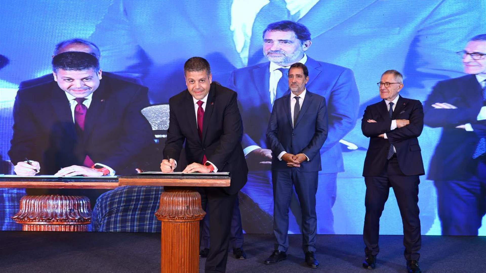 مرفأ بيروت وقع إعلان "نادي موانئ IMEC" في نيودلهي