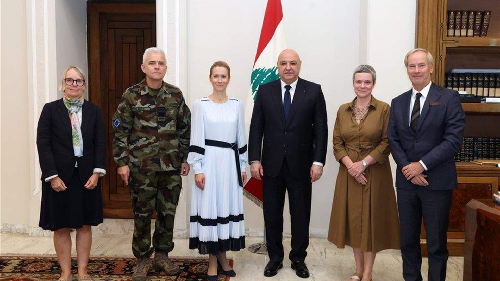 Aoun, Kallas discuss Lebanon-EU strategic partnership and support