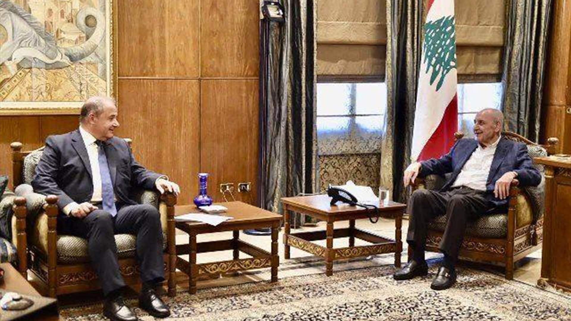 سلسلة لقاءات لبري... عربيد: الحوار بين اللبنانيين هو السبيل لإيجاد الحلول مهما كانت الصعاب