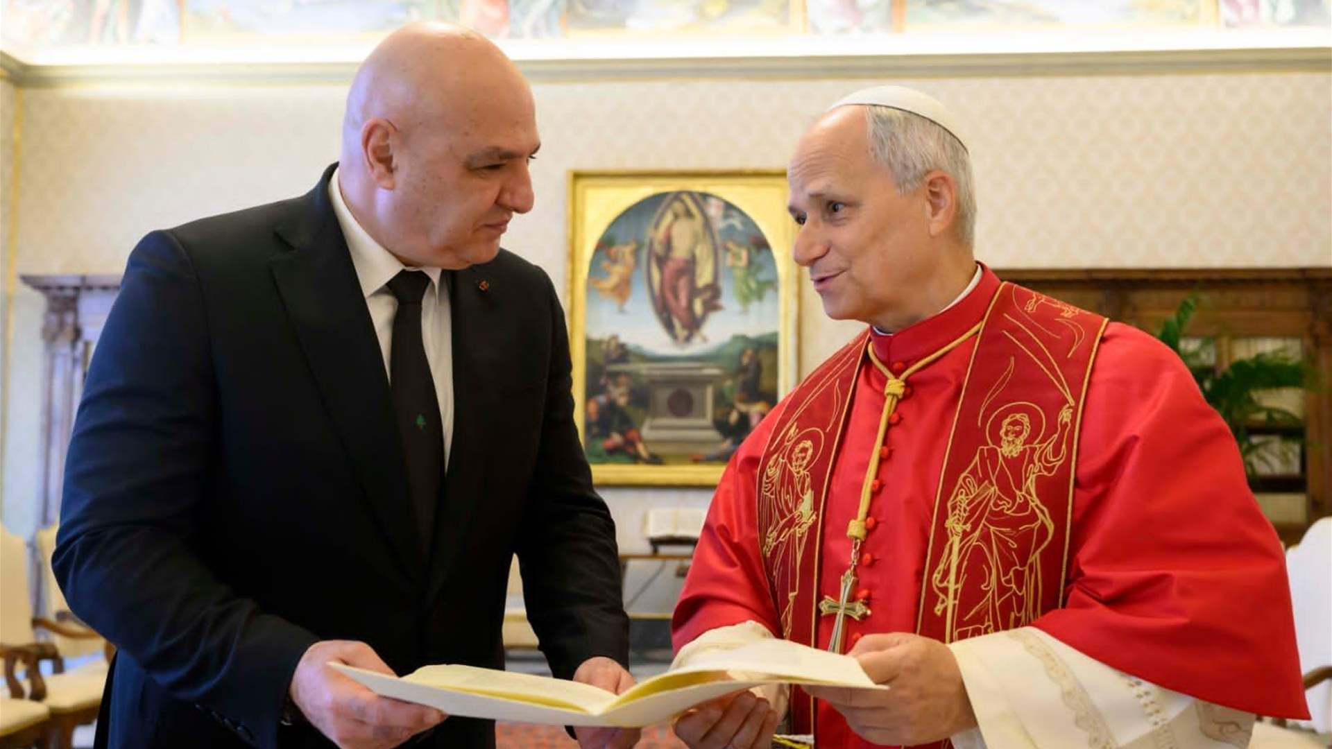 Lebanon’s president wishes Pope Leo XIV a speedy recovery following surgery 