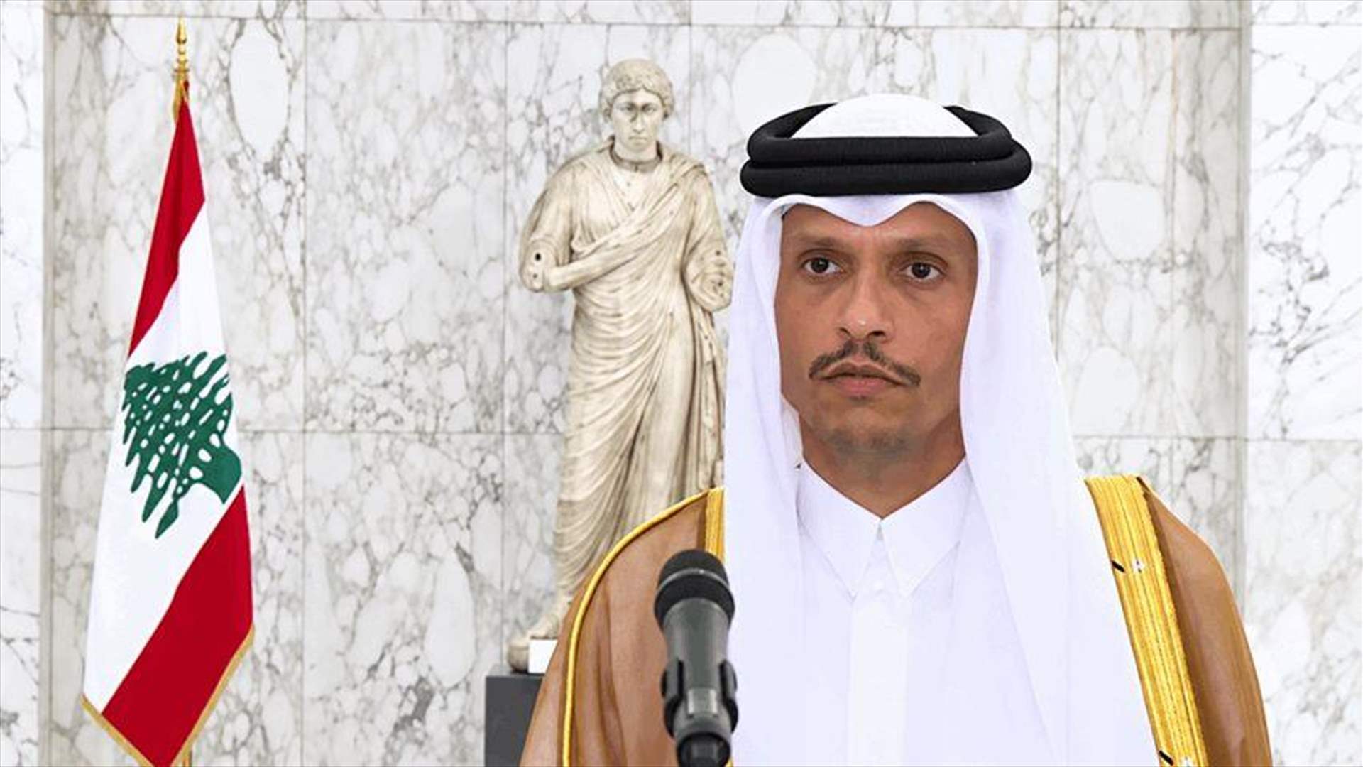 رئيس الوزراء القطري زار بيت الوسط... ولقاء مع بهية الحريري بحث في التطورات