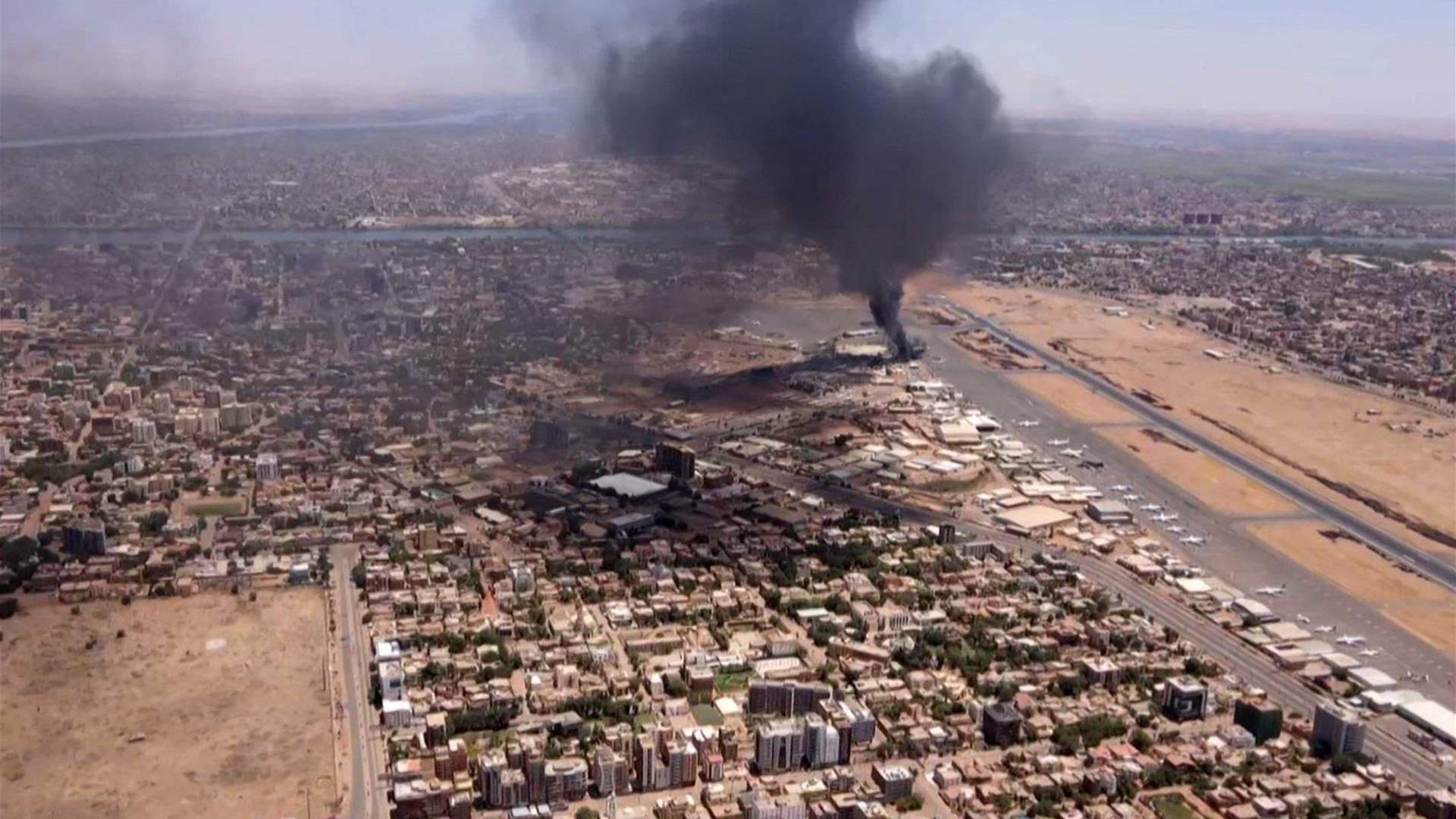 Drone strike near Khartoum airport kills 4, including 3 children: Medical source