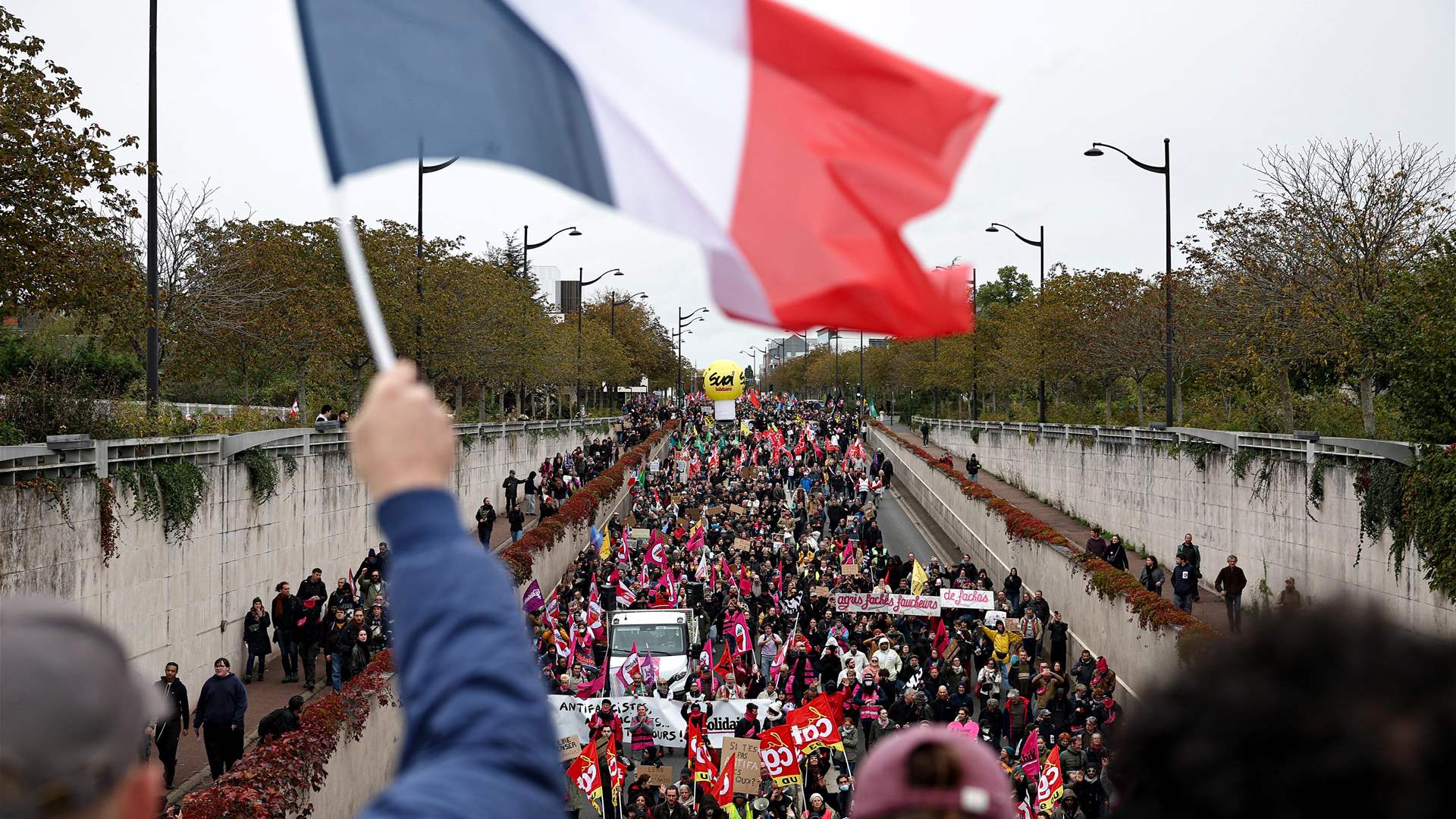 French police arrest 135 people, seize weapons: Minister