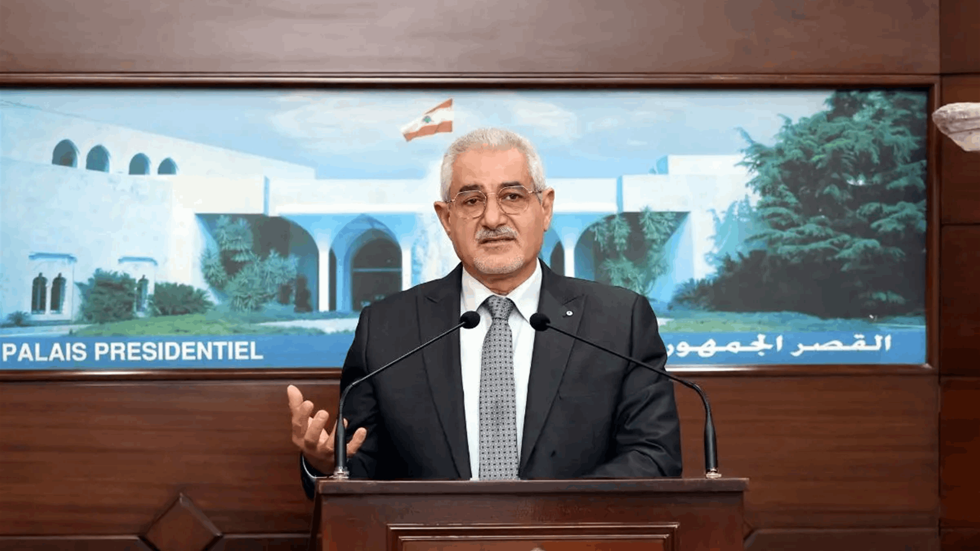 سجيع عطية من بعبدا: الرئيس عون مصمّم على الوحدة الوطنية والسلم الأهلي وحياد لبنان وتحقيق السيادة