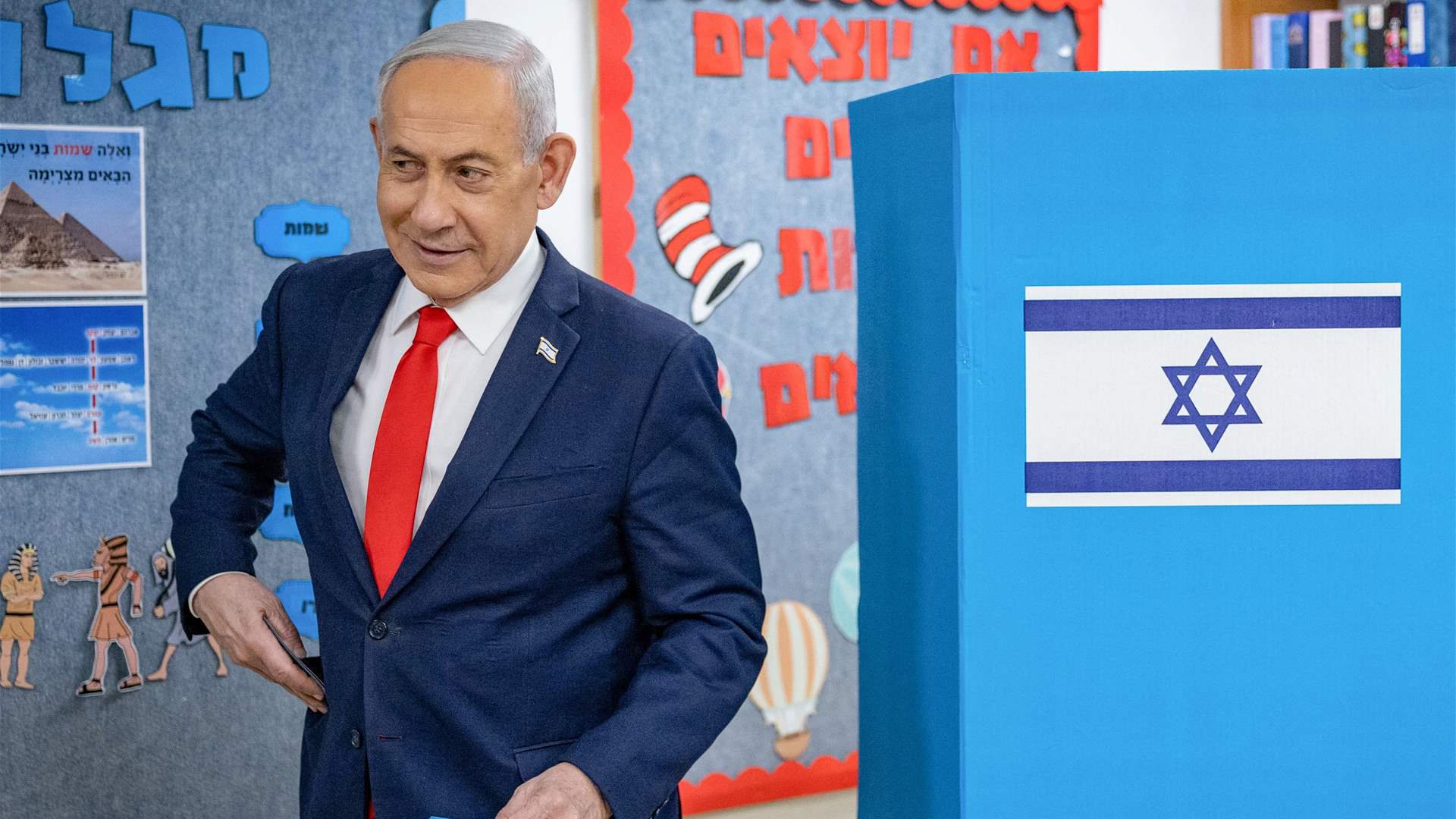 Netanyahu says 'they're trying to steal the election', attacks Arab parties