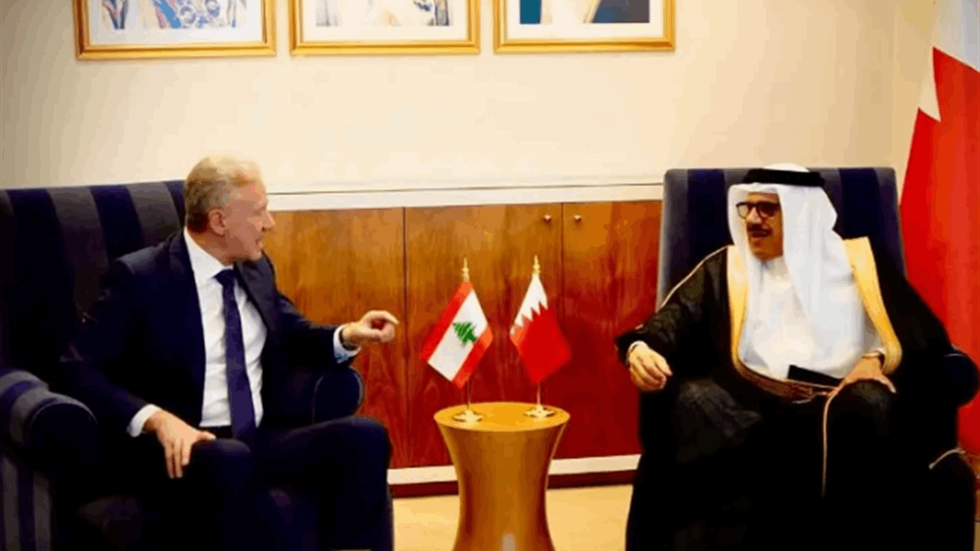 رجي التقى الزياني على هامش "حوار المنامة": اتفاق الإطار ساعد في الحد من الهجمات وتحييد بيروت