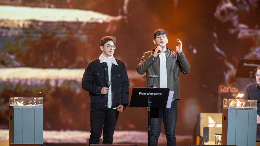 Wadih El Safi's grandchildren lit up the stage in Saudi Arabia
