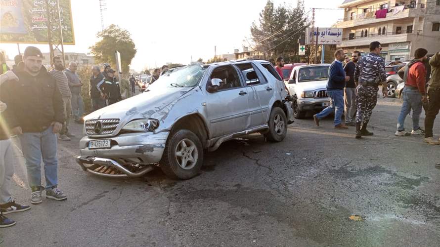 مقتل مواطن وإصابة إبنه في حادث سير على اوتوستراد دير الزهراني - النبطية (صور)