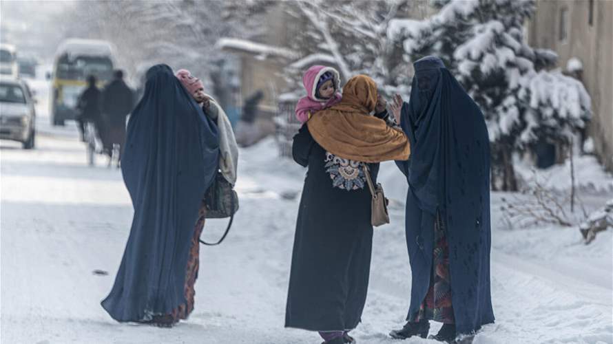 موجة برد في أفغانستان ووفاة 166 شخصا على الأقل