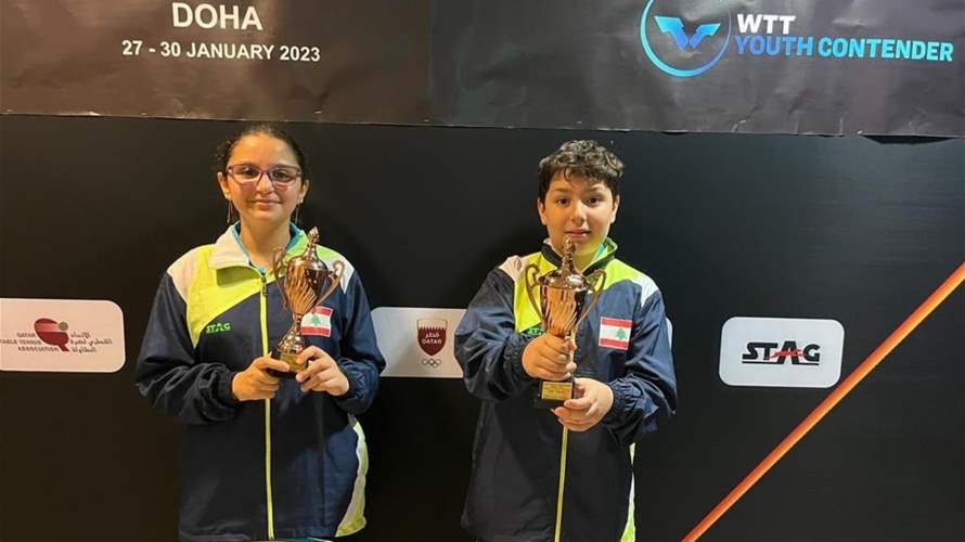 Two Lebanese topped Doha’s WTT Youth Contender 2023