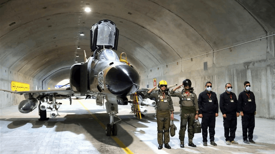 Iran unveils an underground air force base