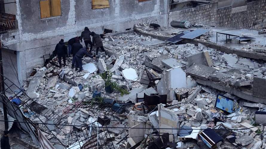 ارتفاع حصيلة قتلى الزلزال في تركيا وسوريا إلى 8700