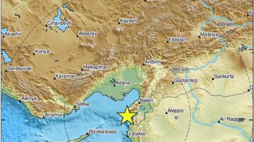 5.2 magnitude earthquake felt across Lebanon, Syria, Turkey, Cyprus