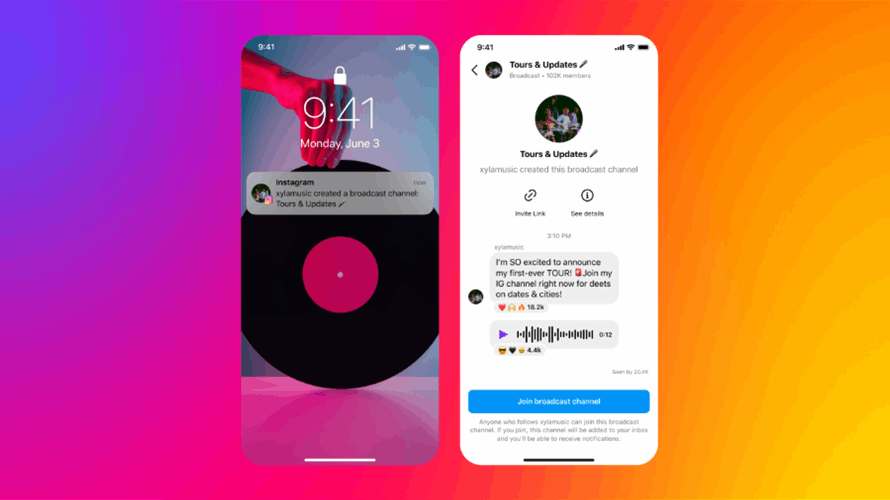 Instagram launches a new broadcast chat feature called ‘Channels’