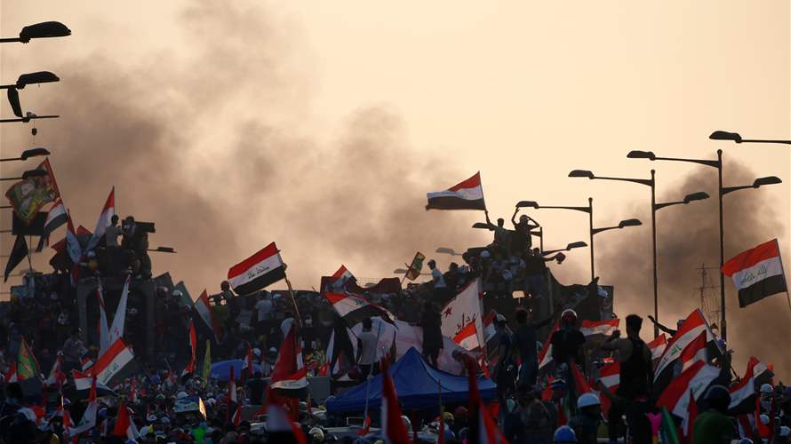Hundreds protest new proposed election law in Baghdad