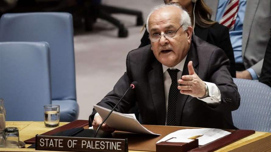 السفير الفلسطيني يدعو مجلس الأمن الدولي لـ"حماية" مواطنيه المدنيين