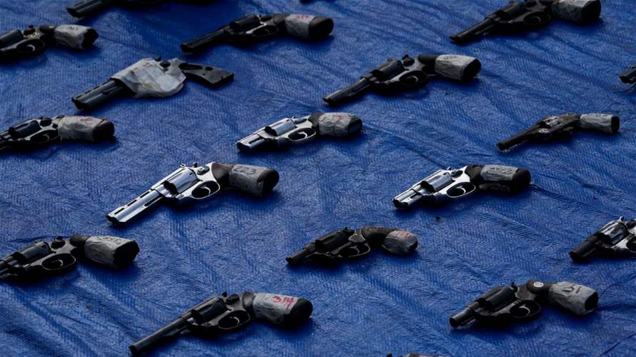 Lebanese authorities arrest gun traffickers