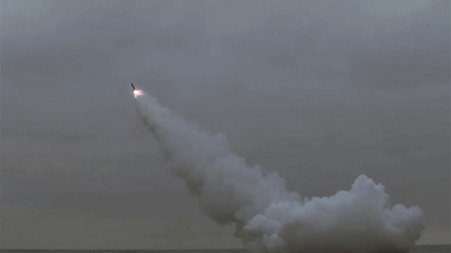 North Korea launches missiles from submarine as US-South Korean drills begin