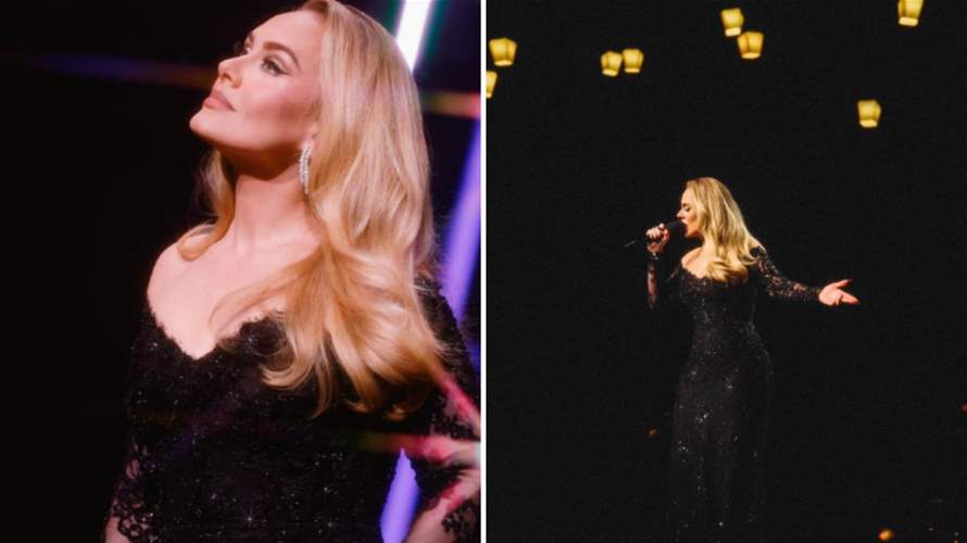 English singer Adele stuns in Zuhair Murad at Las Vegas  