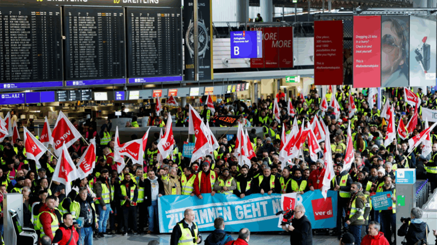 Flights cancelled in fresh round of strikes at German airports