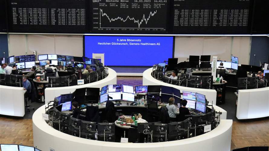 European shares rise as banking turmoil eases; set to end volatile week lower