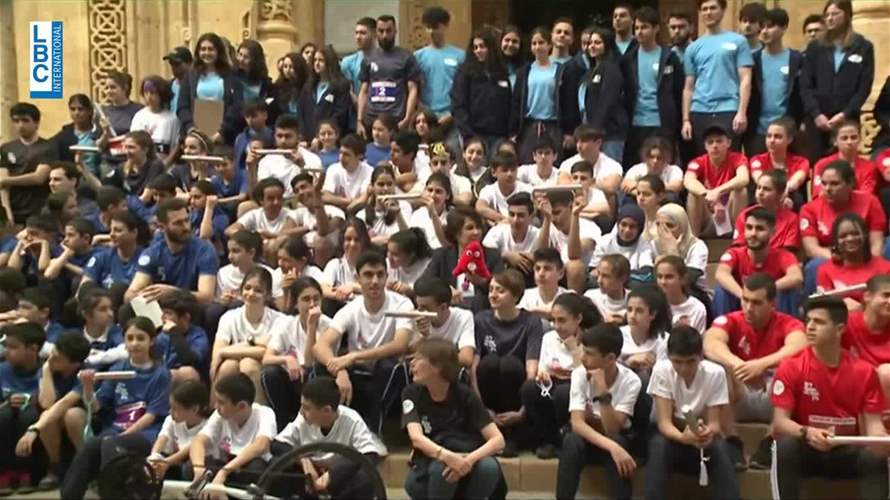 السفارة الفرنسية تنظم سباق بدل في باحة قصر الصنوبر