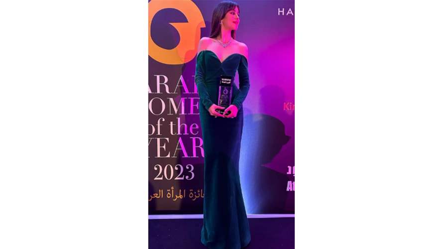 Lebanese Nour Arida wins Arab Women of The Year Award in London