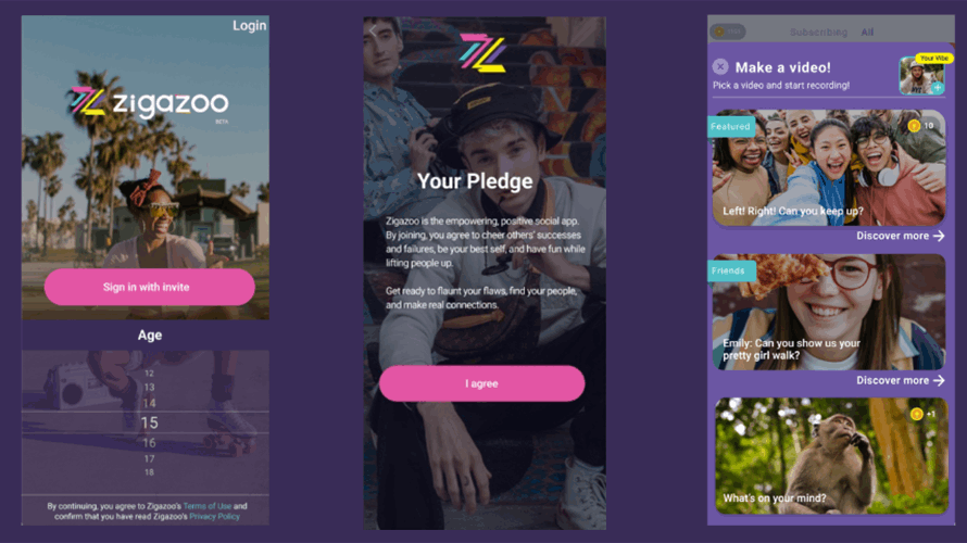 Kid-focused short video app Zigazoo launches a TikTok competitor for Gen Z