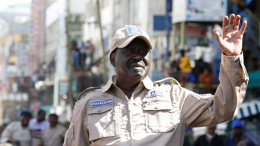 Kenyan opposition leader Odinga says protests on despite police ban