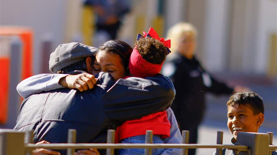 Survivor of Mexico detention fire and his family cross into US